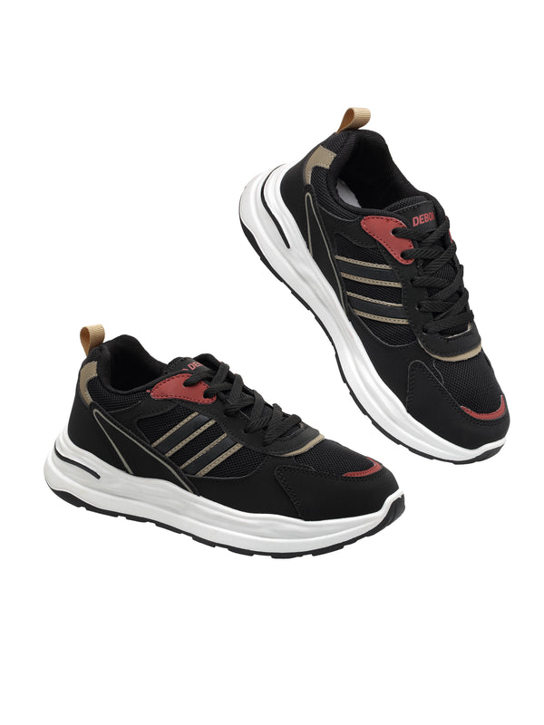 Colorblock Lace-Up Casual Shoes for Women