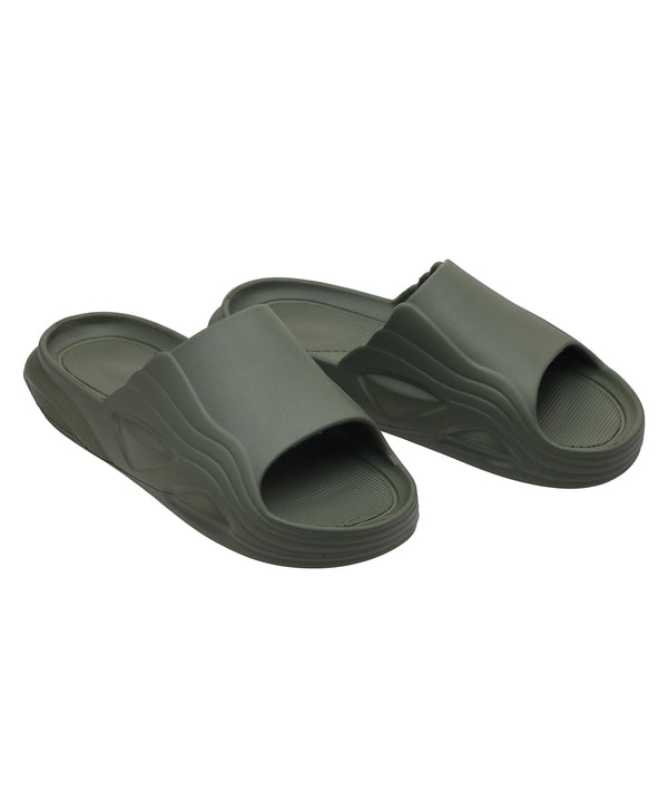 Comfort Slide Sandals - Military Green