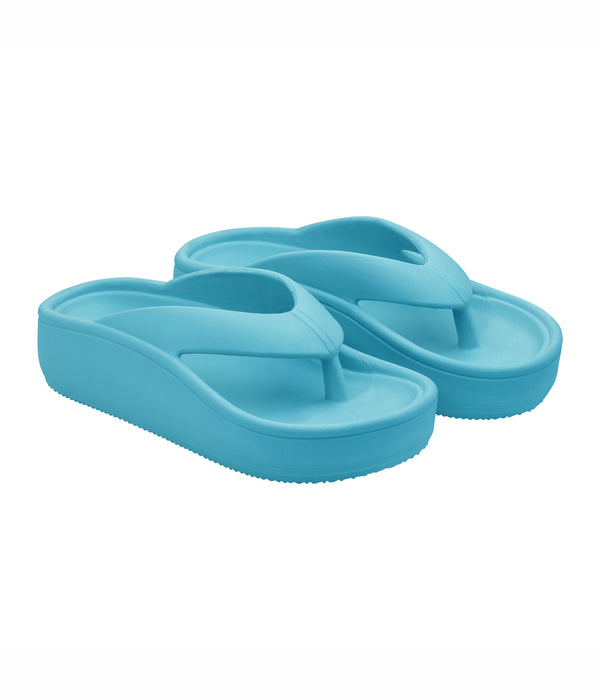Stellar Thong Flip Flops - Aqua Blue