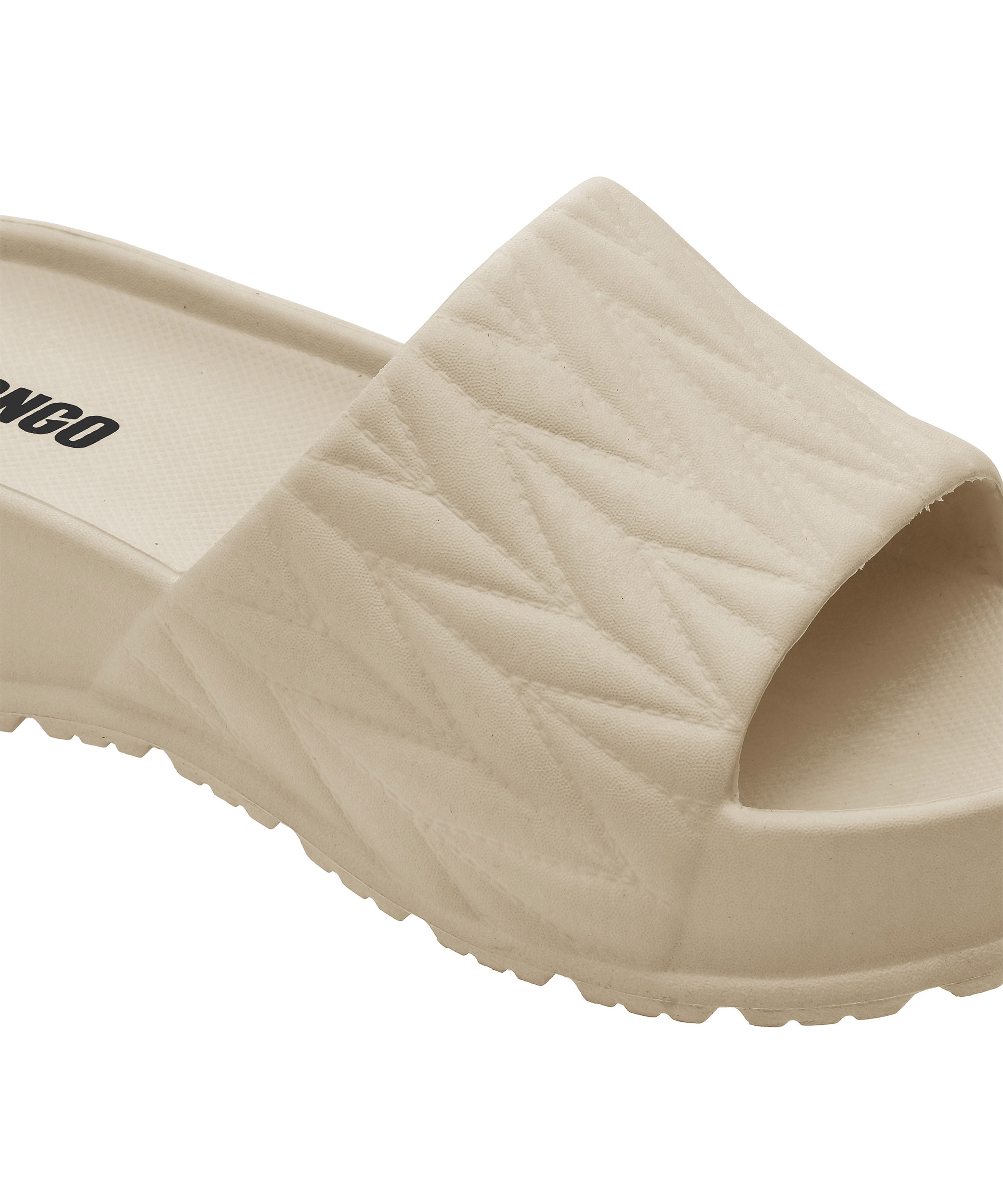 Textured Square-Toe Sliders for Women