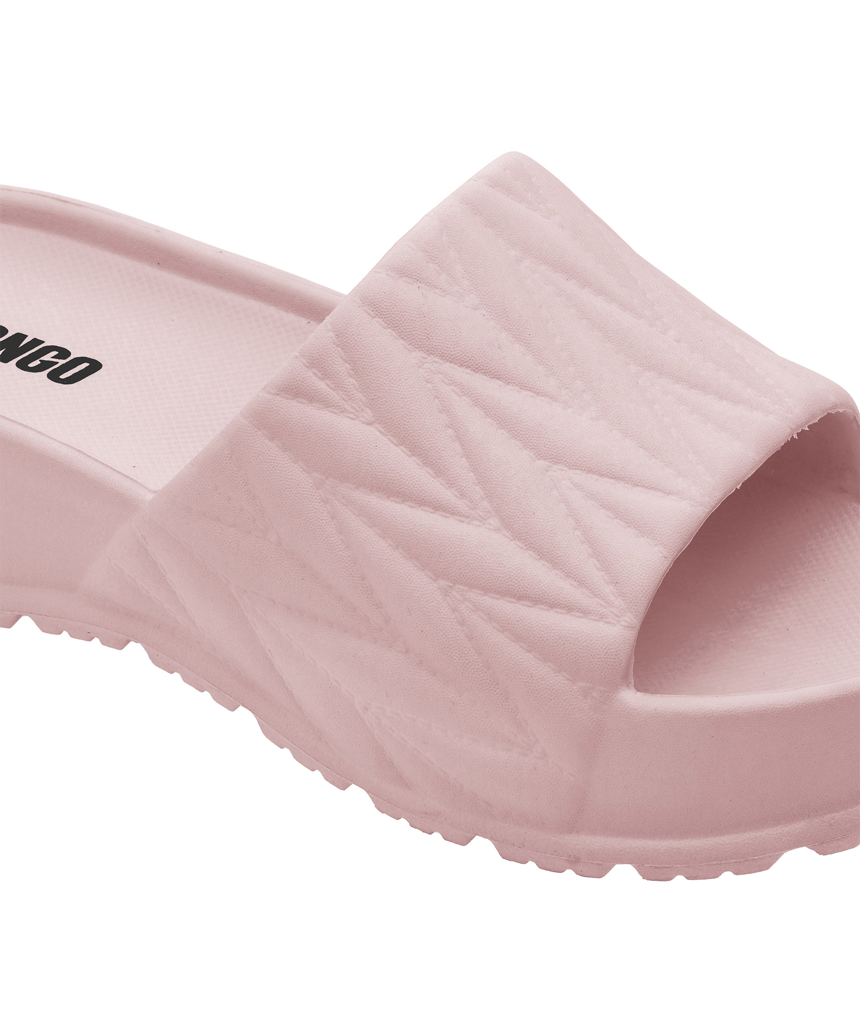 Textured Square-Toe Sliders for Women