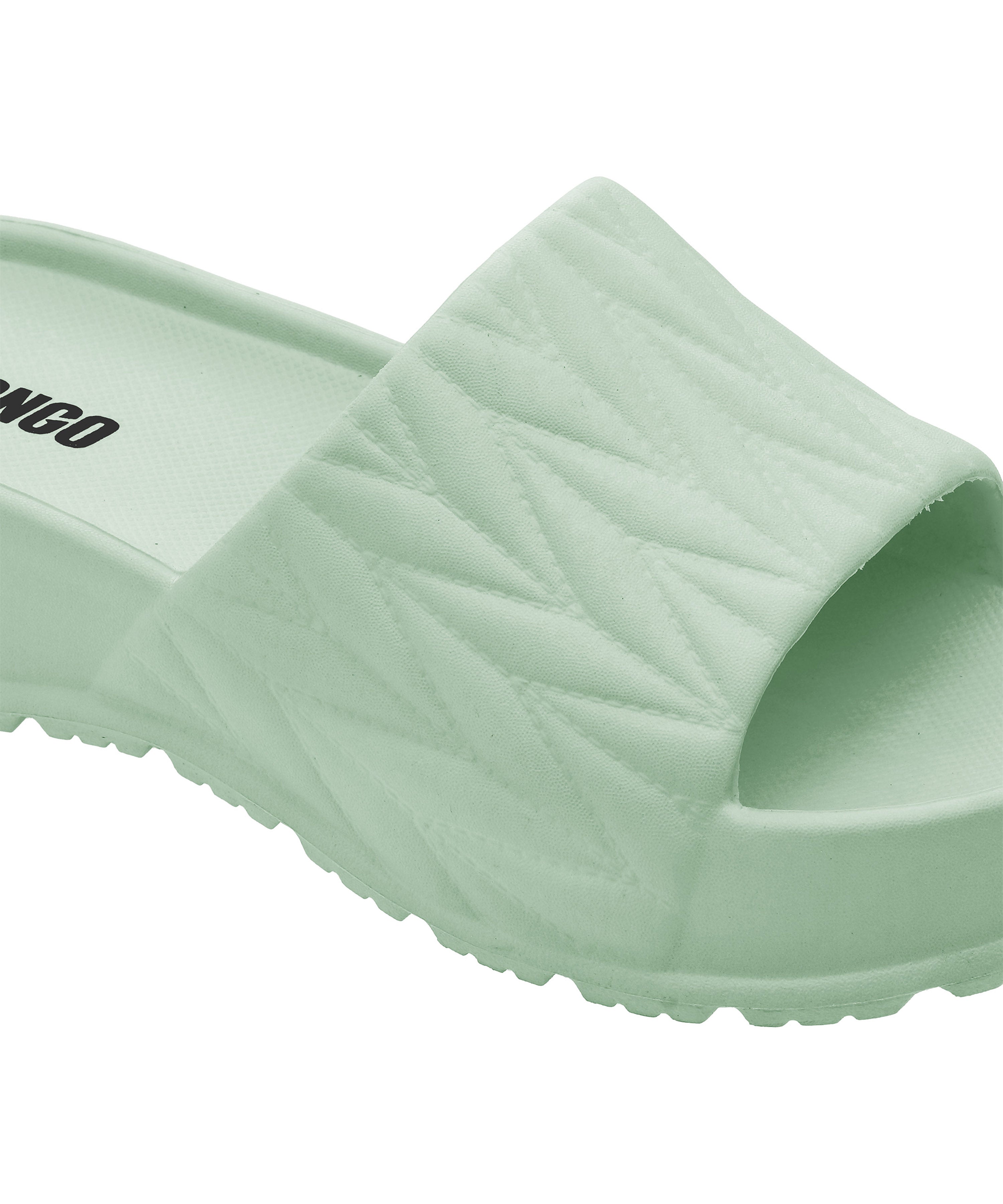 Textured Square-Toe Sliders for Women