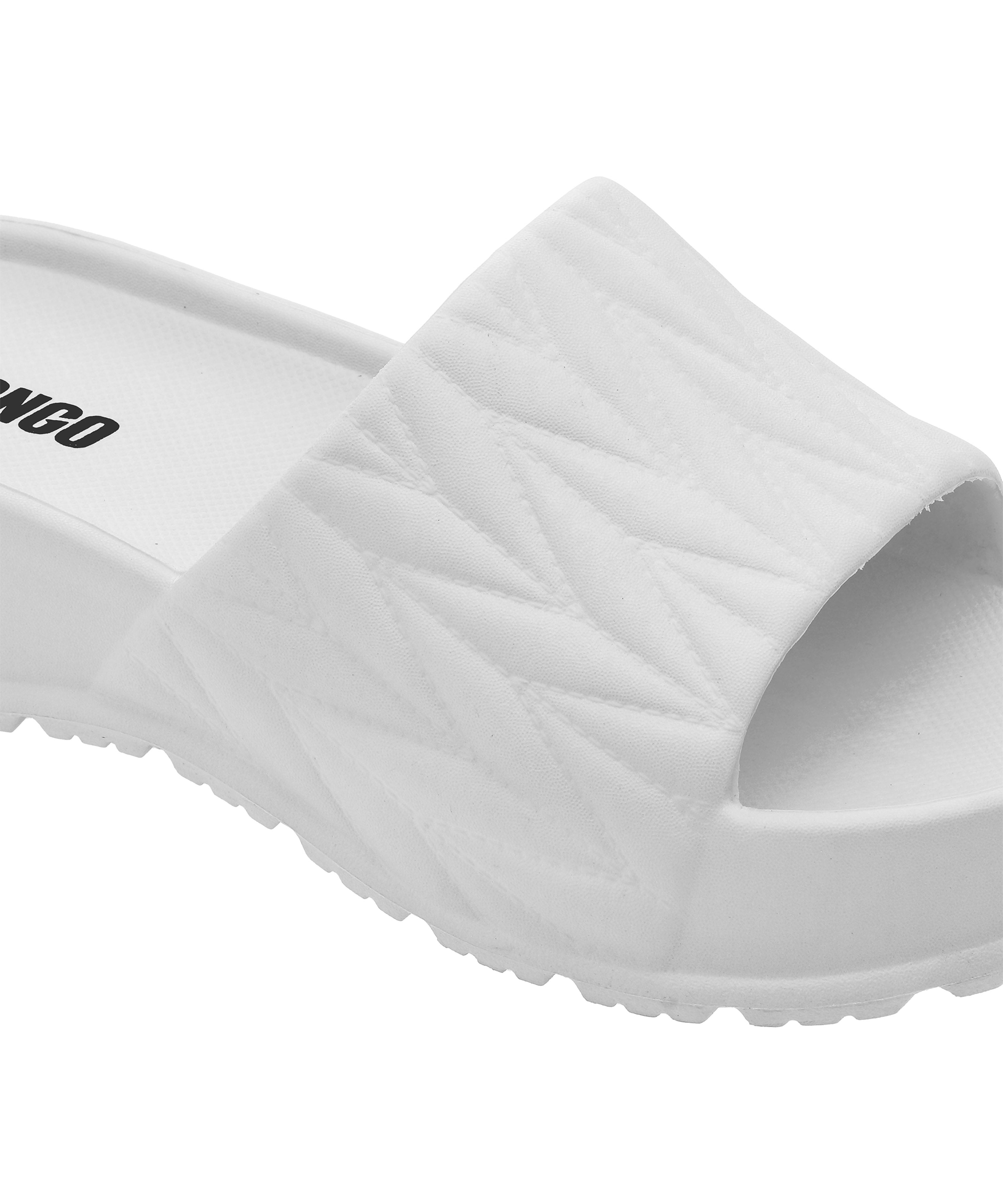 Textured Square-Toe Sliders for Women