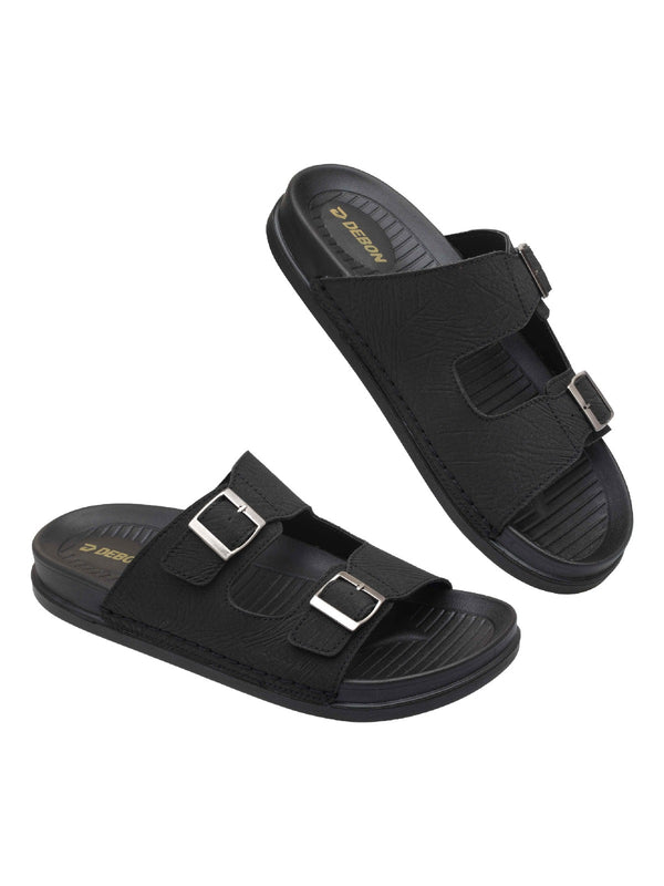 Buckle Strap Comfort Slide Sandal