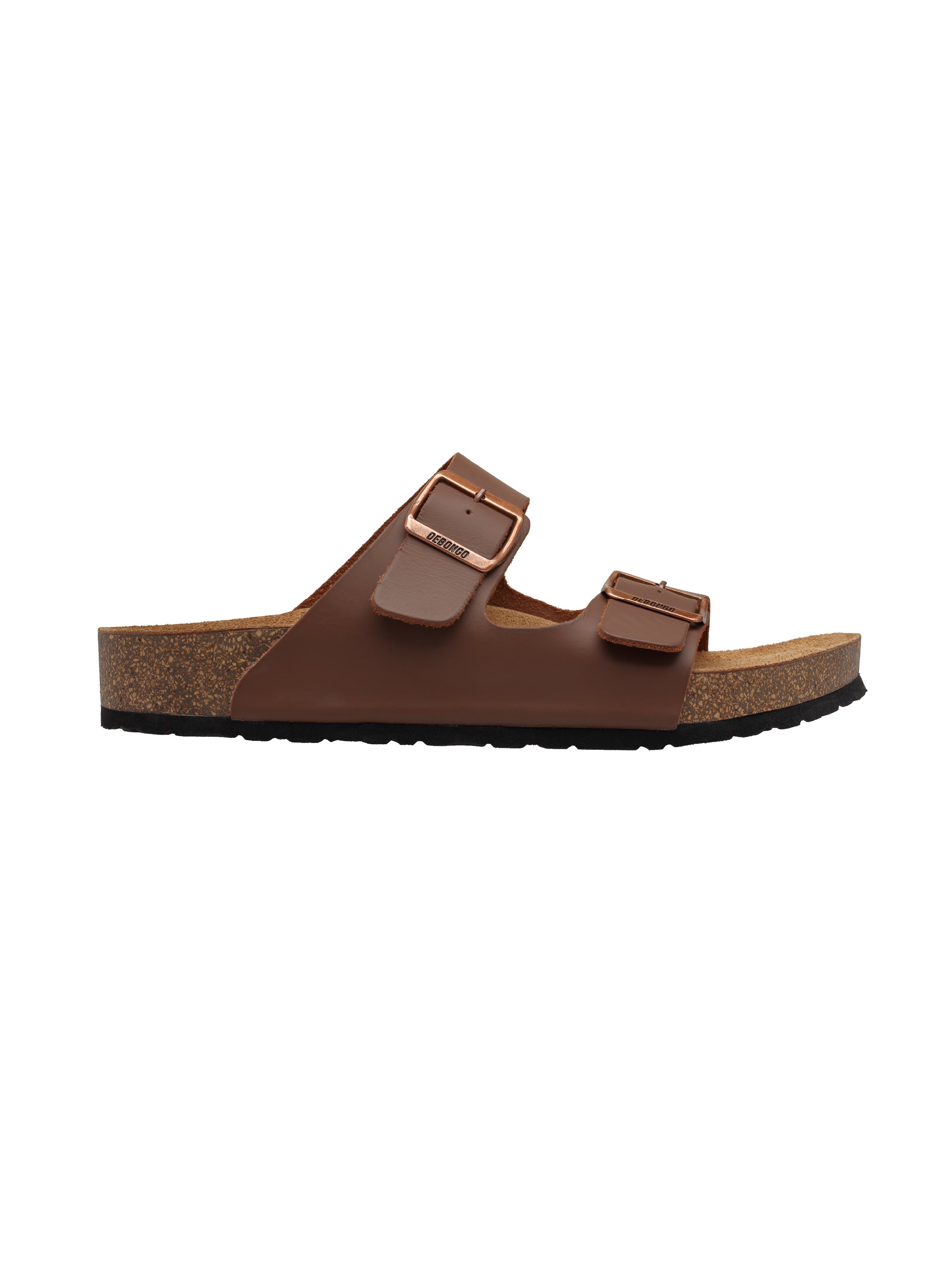 Debongo Men’s Genuine Leather Sandals | Cork Sole Comfort Footwear