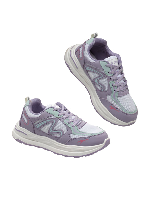 Mesh Lace-Up Casual Shoes for Women