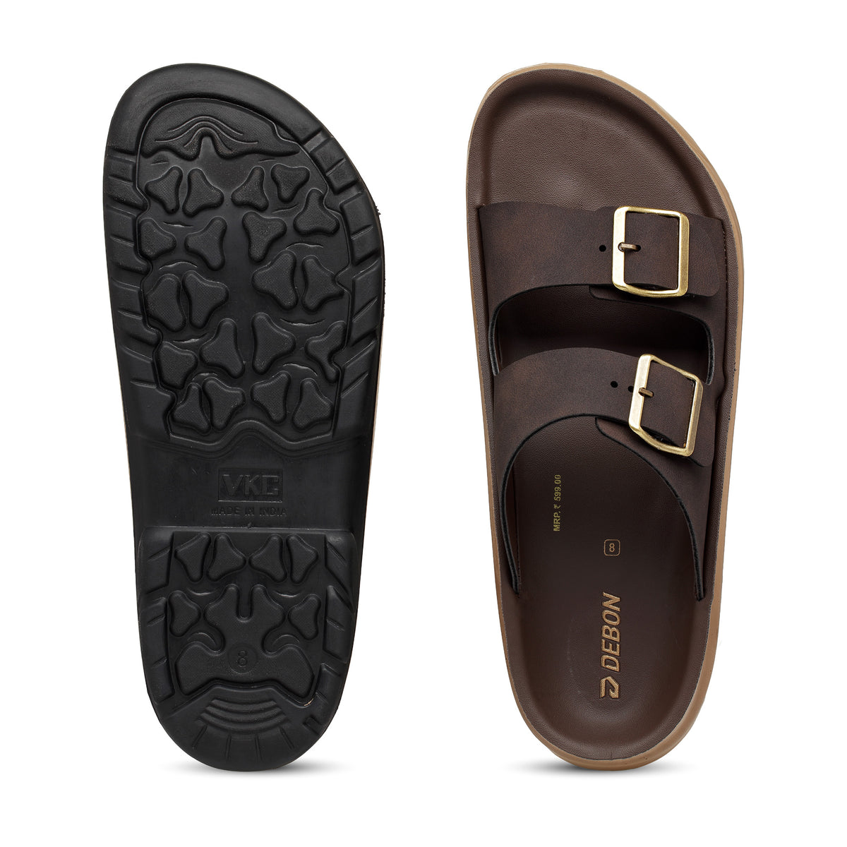 Debon Men's Double Strap Slider