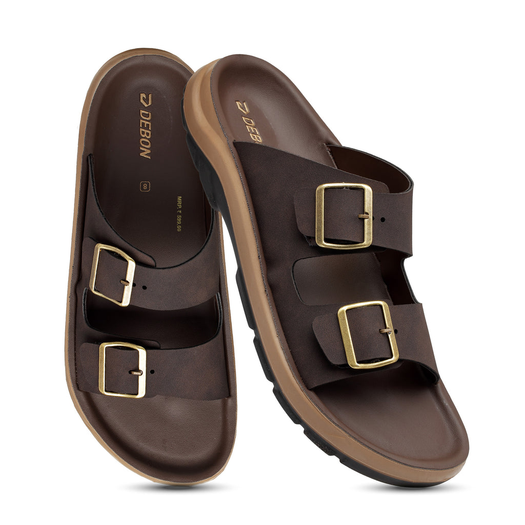 Debon Men's Double Strap Slider