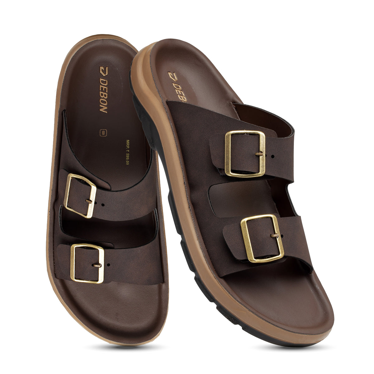 Debon Men's Double Strap Slider