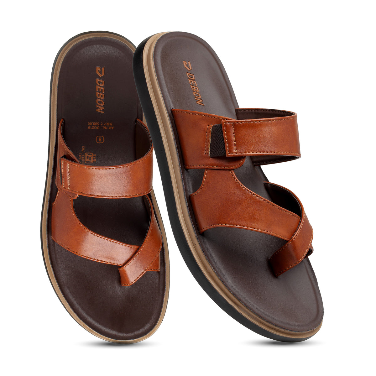Debon Men's Double Strap Slider