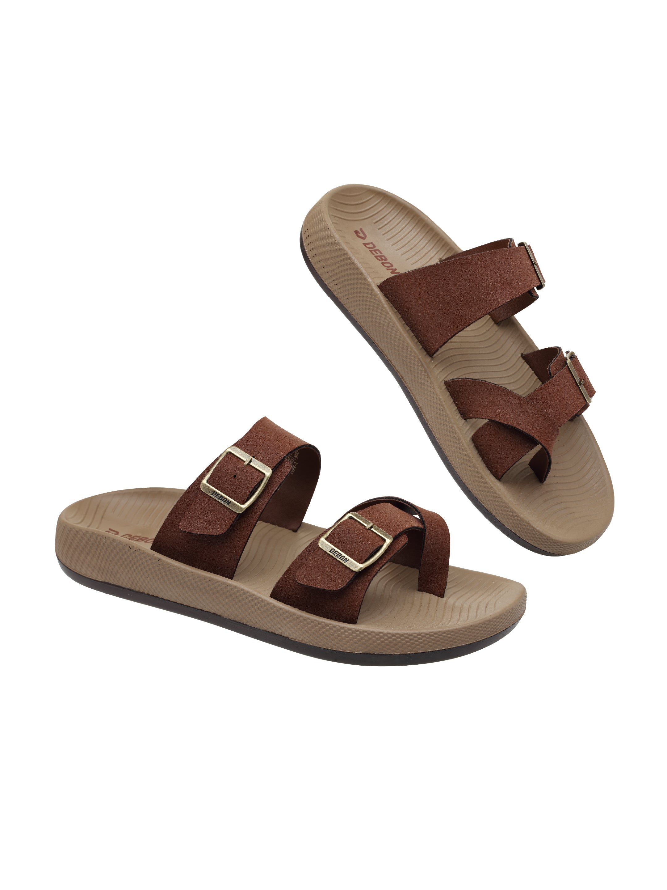 Men’s Brown Ergonomic Comfort Slides