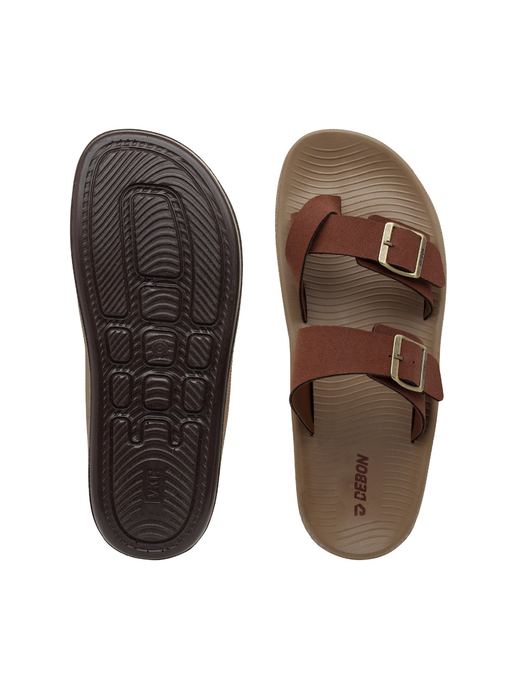 Men’s Brown Ergonomic Comfort Slides