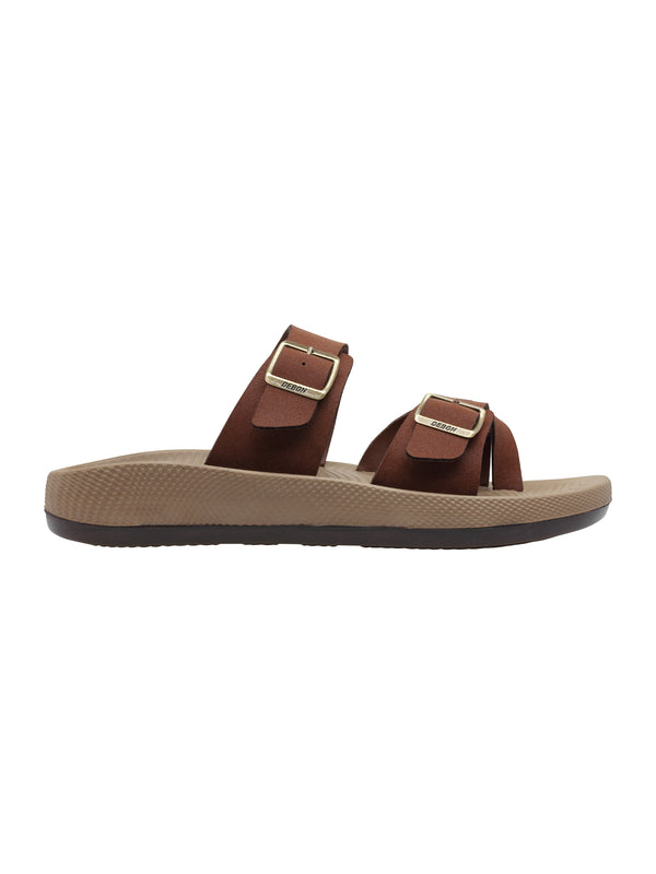 Men’s Brown Ergonomic Comfort Slides
