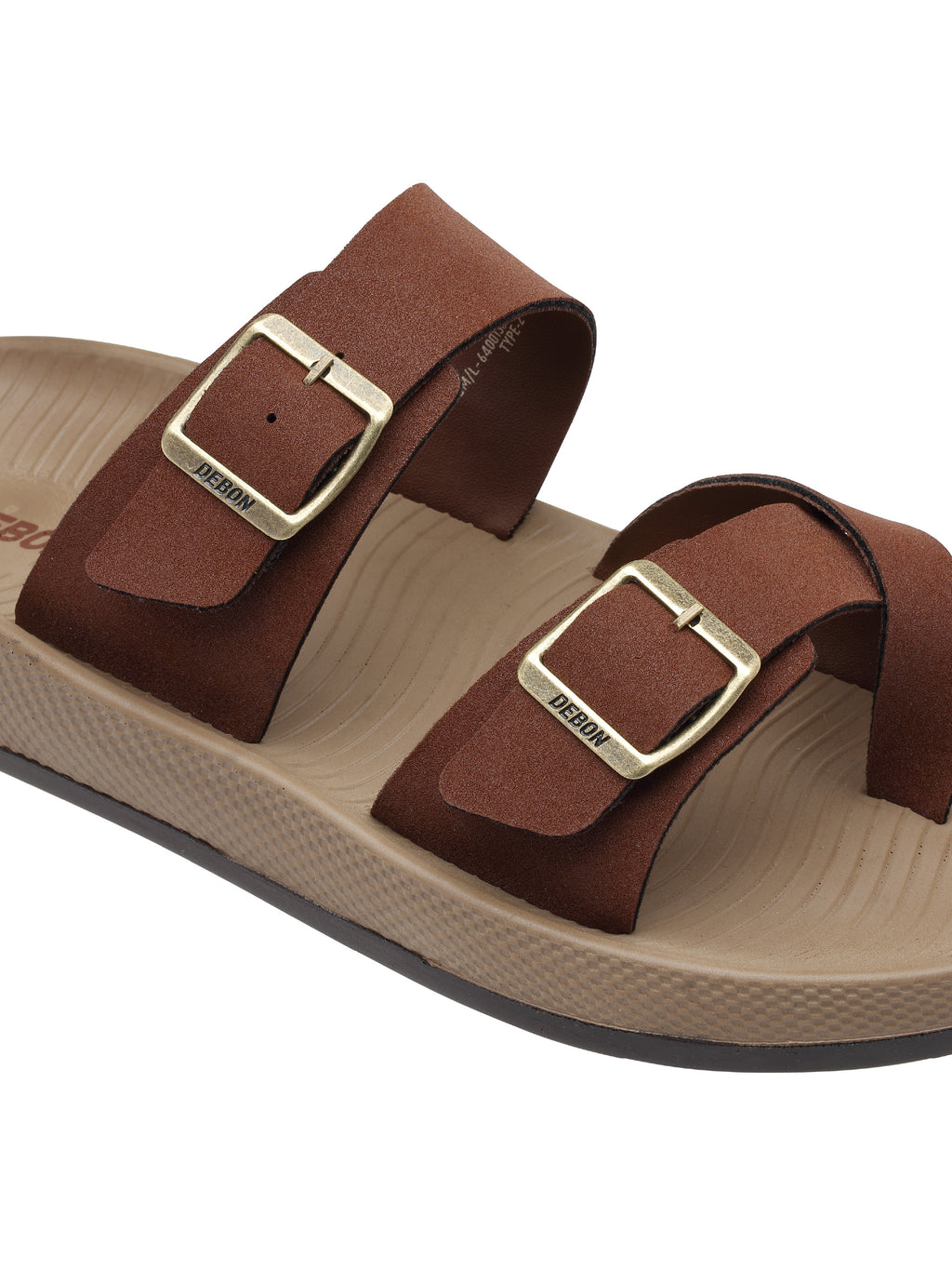 Men’s Brown Ergonomic Comfort Slides