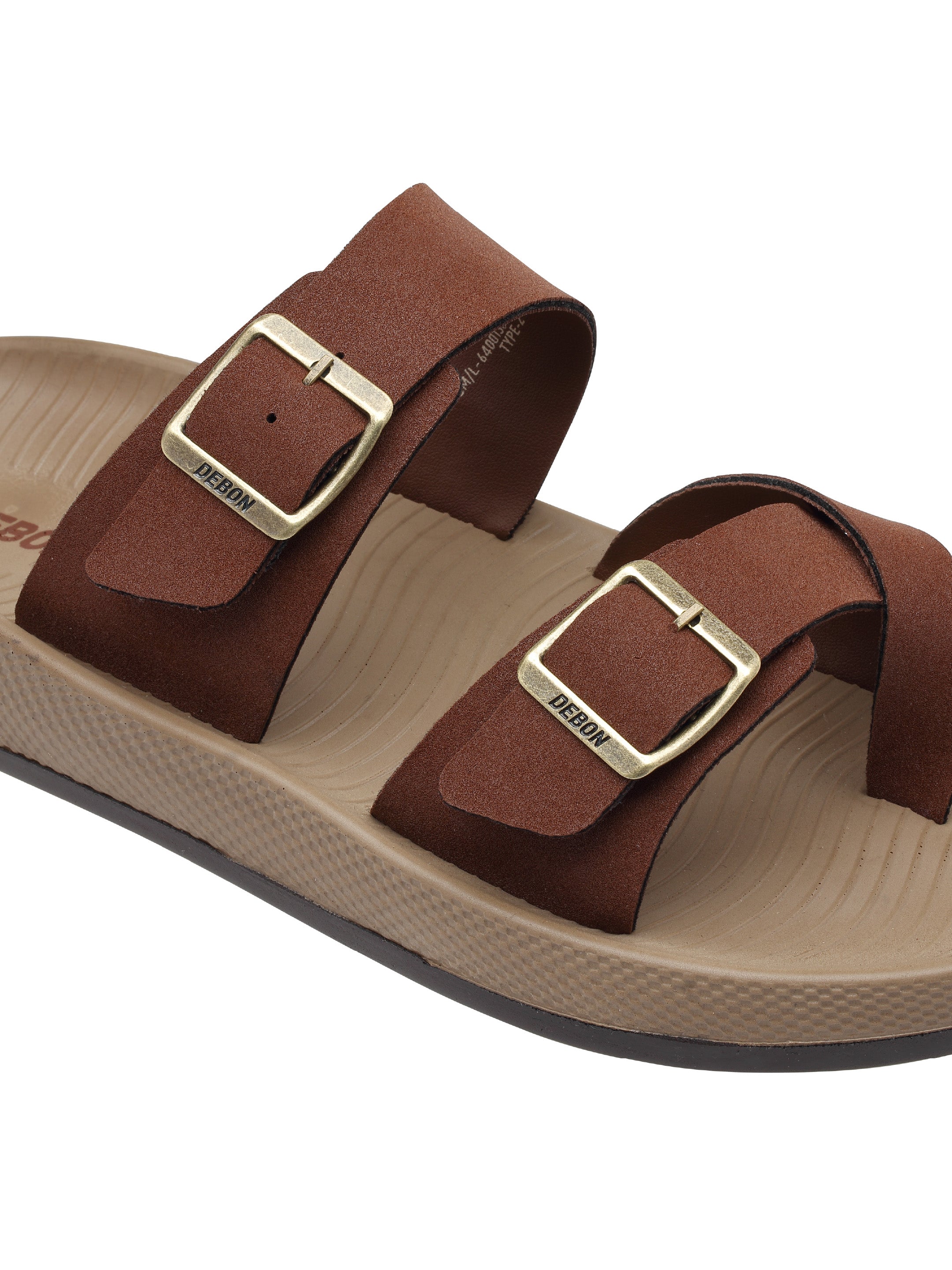 Men’s Brown Ergonomic Comfort Slides