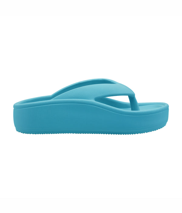 Stellar Thong Flip Flops - Aqua Blue