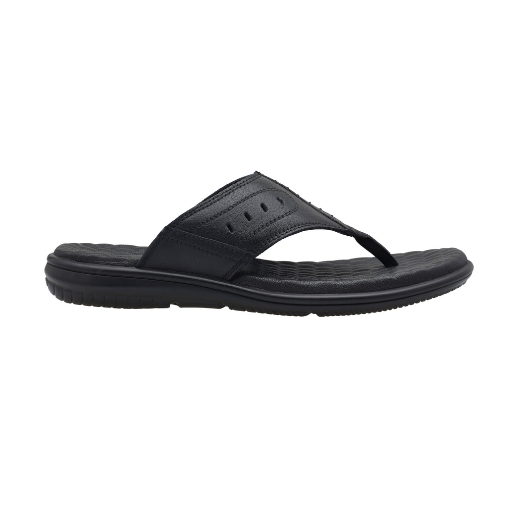 Ezhigo Men’s Soft-Pad Leather Toe-Loop Sandal