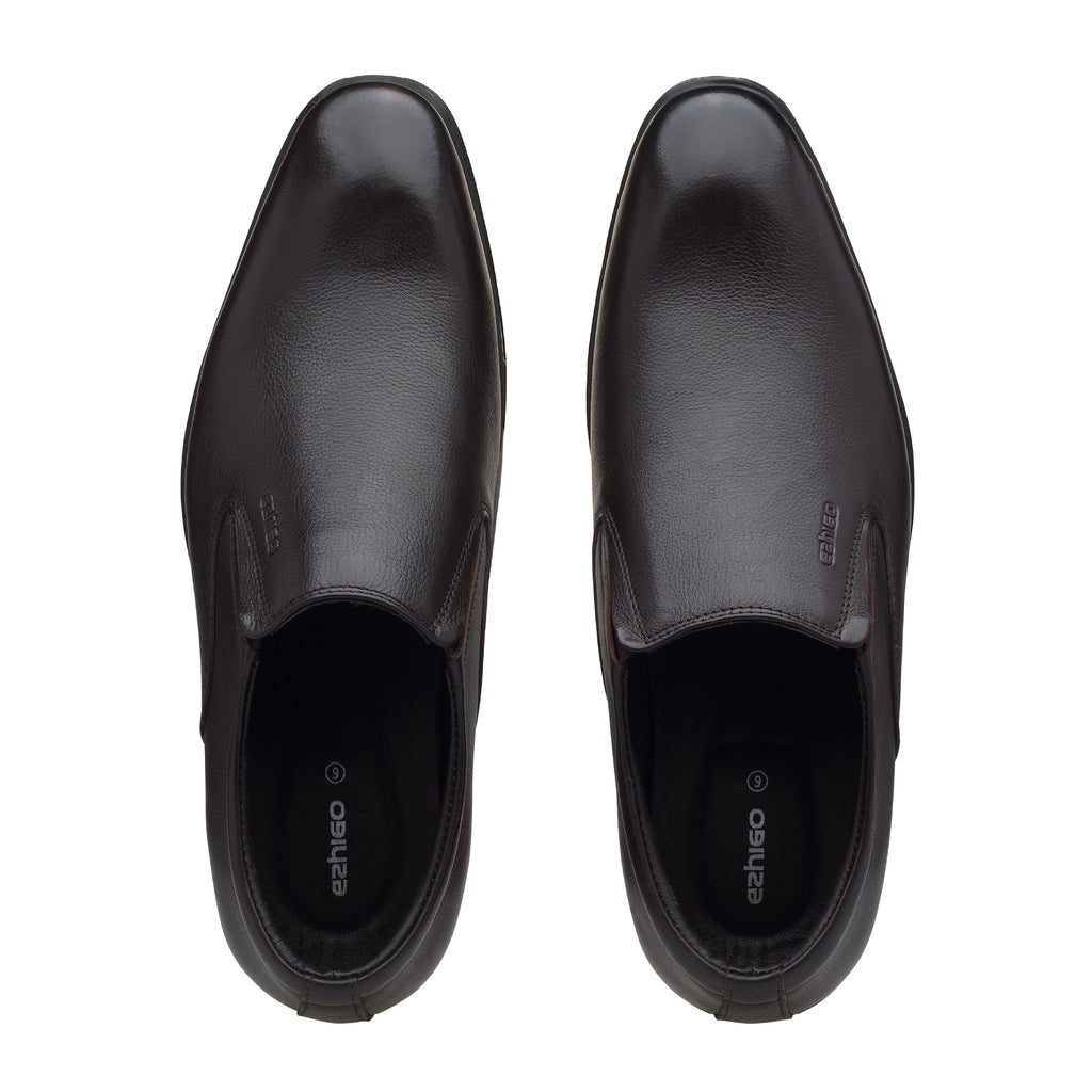Ezhigo Men’s Slip-On Leather Formal Shoe