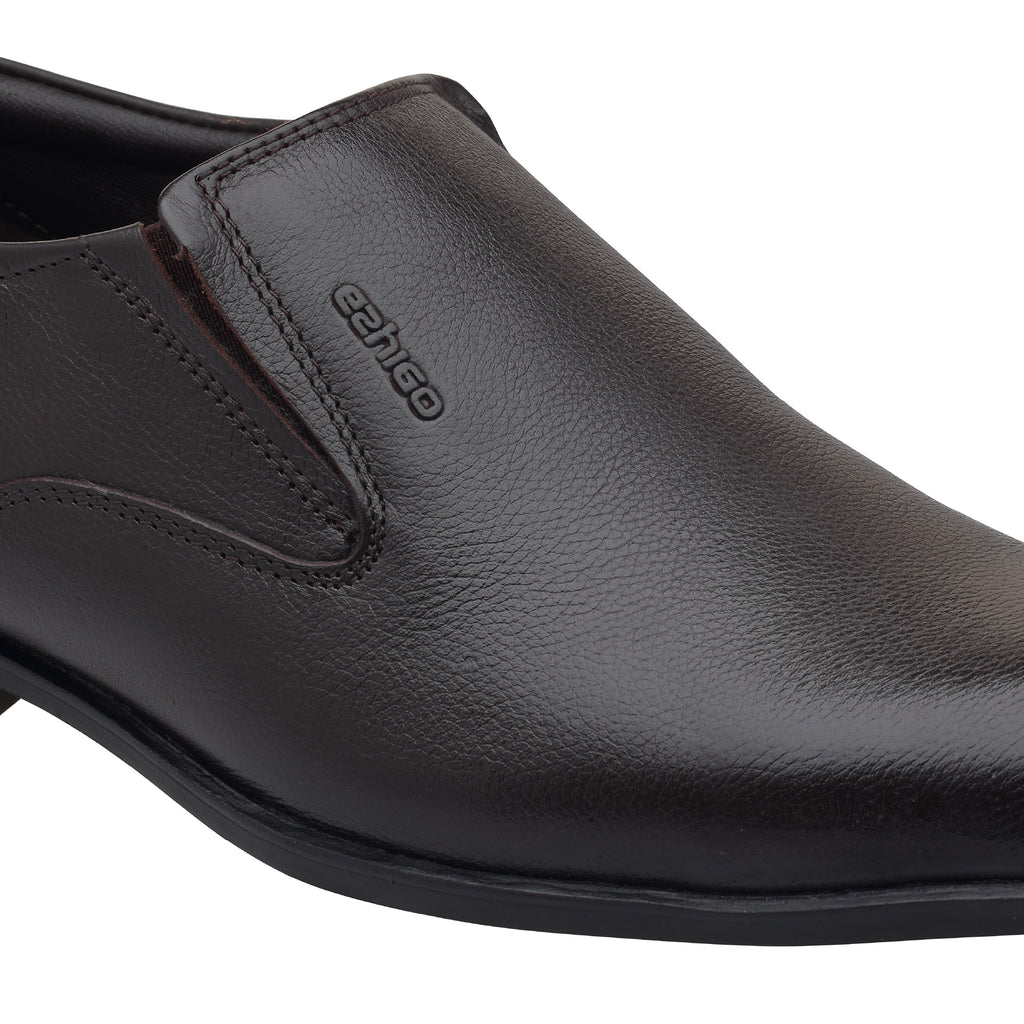 Ezhigo Men’s Slip-On Leather Formal Shoe