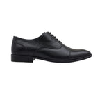 Ezhigo Men’s Cap-Toe Leather Formal Shoe