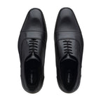 Ezhigo Men’s Cap-Toe Leather Formal Shoe