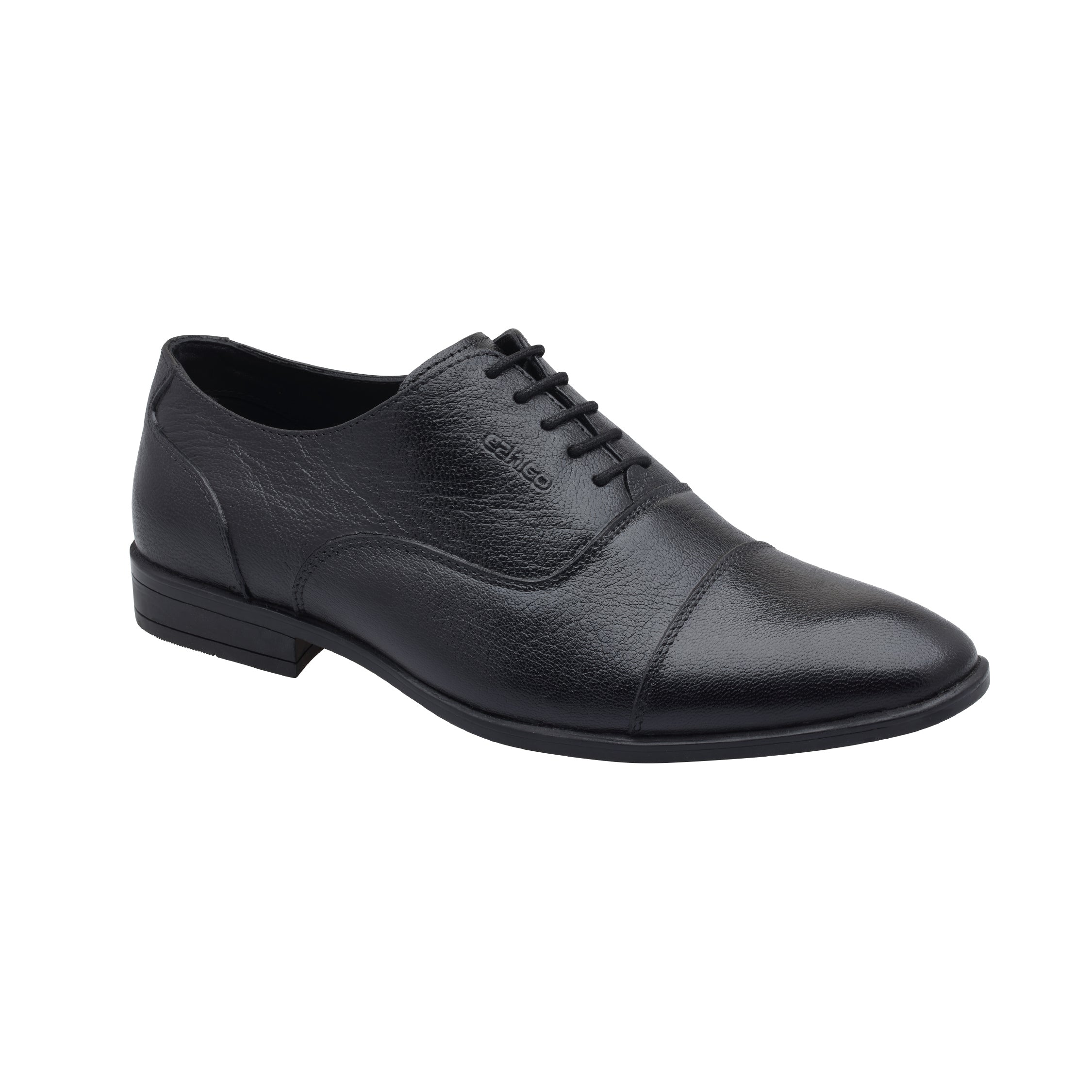 Ezhigo Men’s Cap-Toe Leather Formal Shoe