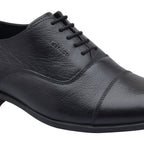 Ezhigo Men’s Cap-Toe Leather Formal Shoe
