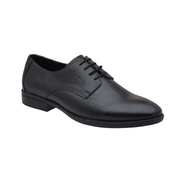 Ezhigo Men’s Premium Derby Formal Shoe - Black