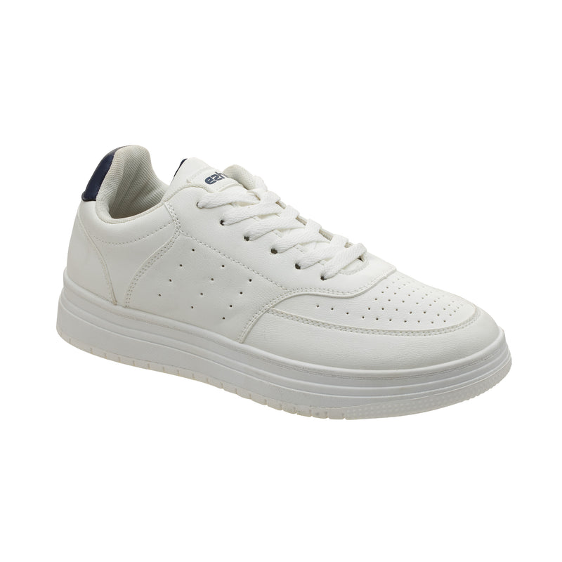 Ezhigo Men's Classic Blue White Casual Shoes| Ultra-soft PU Coated Insole